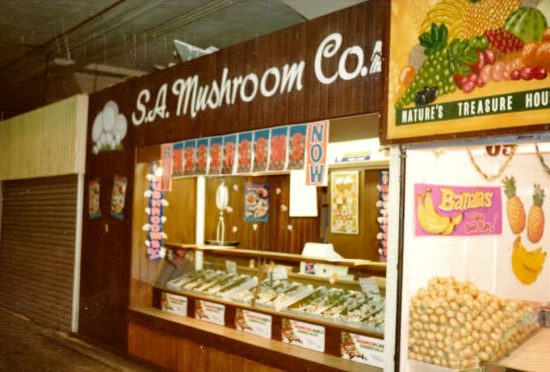 S.A. Mushroom Central Market stall. (Source: Supplied)