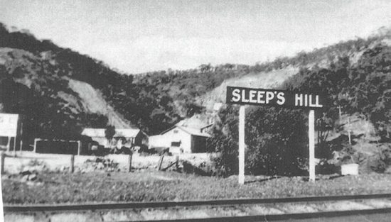 Sleeps Hill Railway Siding c.1930s.