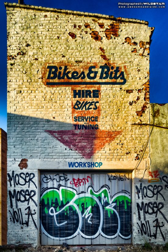 Bikes & Bits, Abandoned Building, Metro Adelaide.