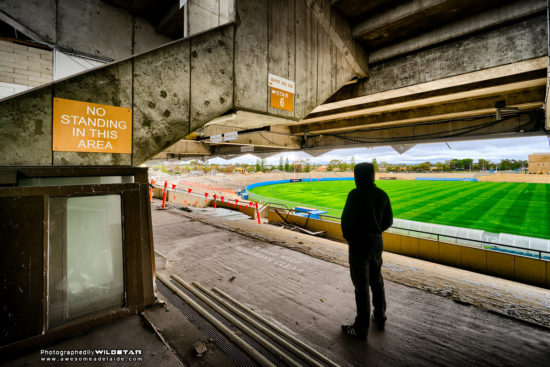 Football Park / AAMI Stadium, Abandoned Building Photographs, West Lakes, Adelaide, South Australia.