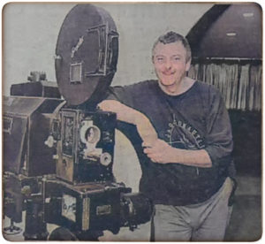 The Trak Cinema owner Barry Loane, Adelaide, South Australia.