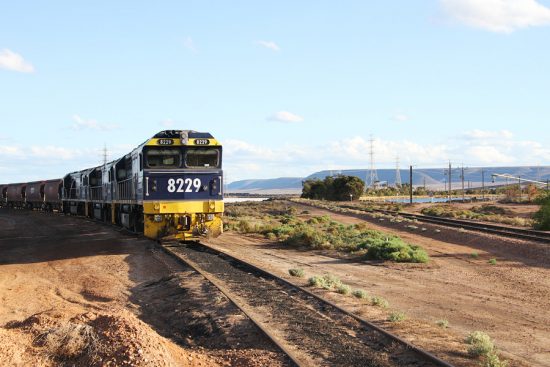 Port Augusta Power Station's last coal train 27-4-2016.